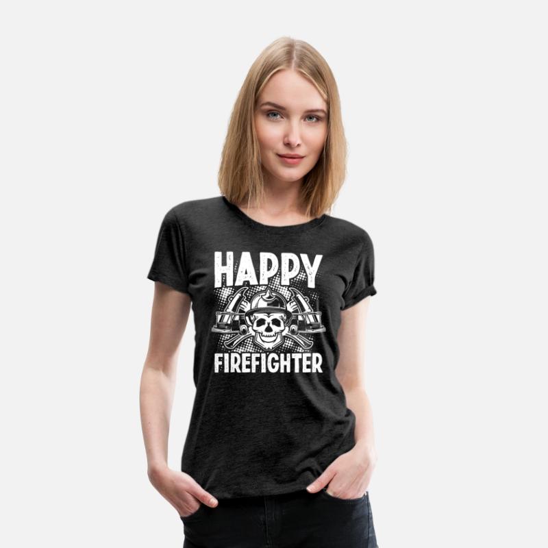 Fireman happy firefighter fire department