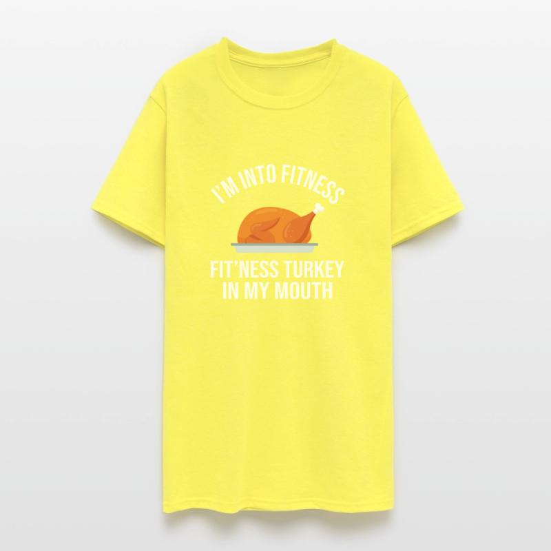 Fitness Turkey In My Mouth Funny Thanksgiving