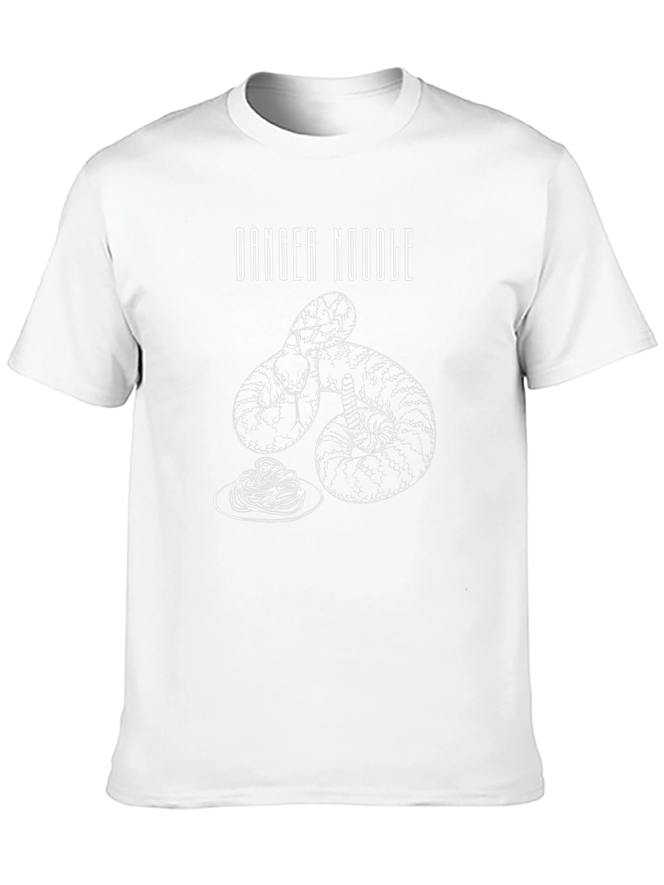 Danger Noodle T-Shirt - Snake Eating Spaghetti Tee