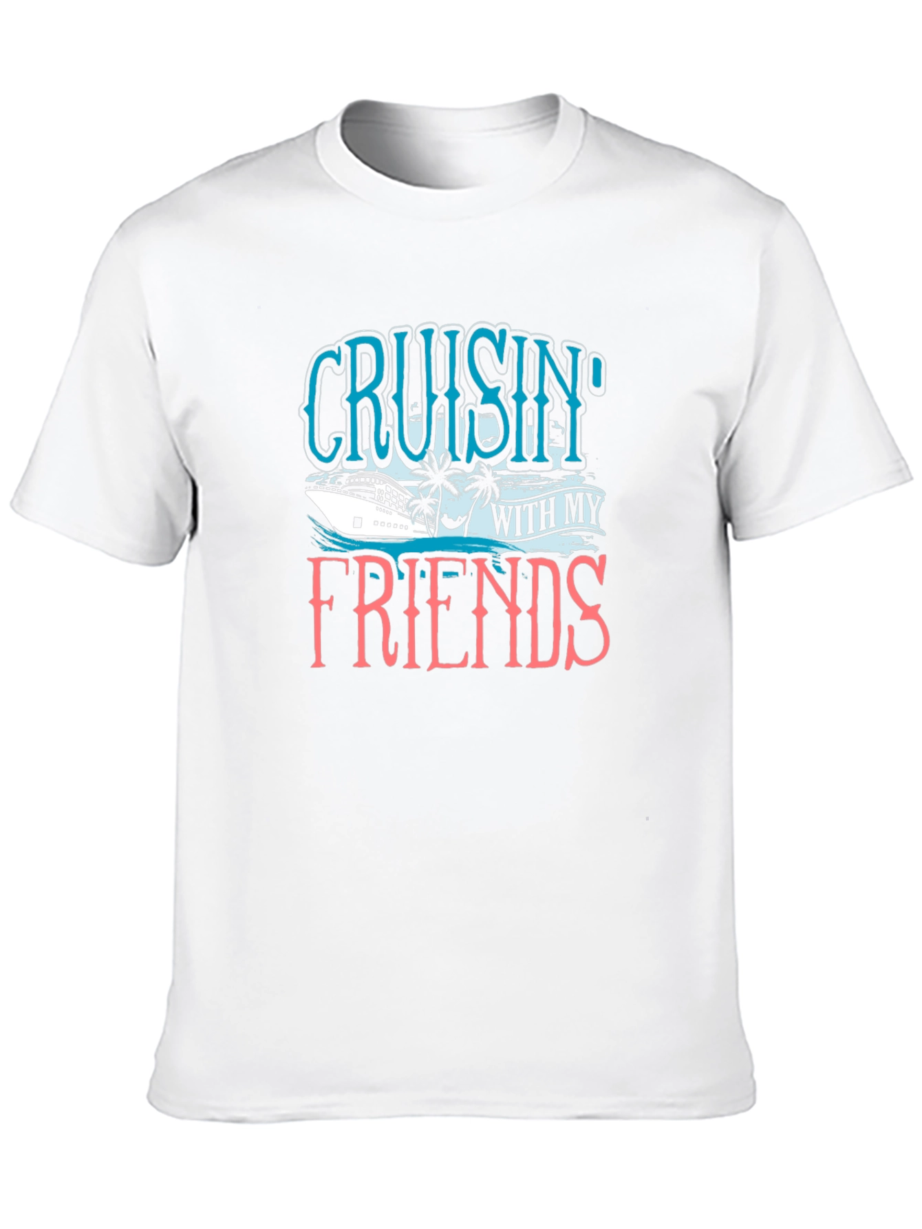 Cruisin With My Friends Black T-Shirt