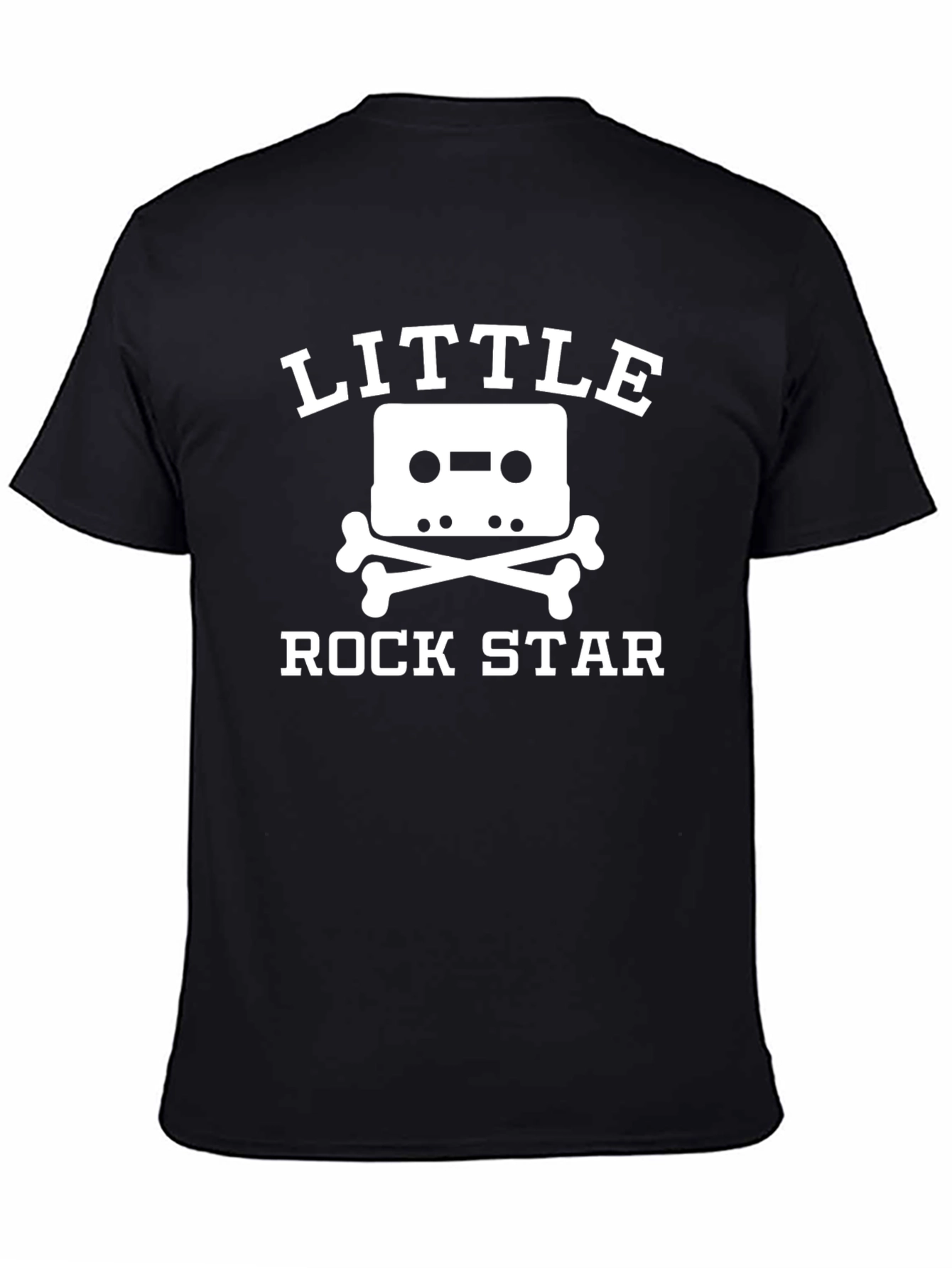 Little Rock Star Graphic Tee - Black