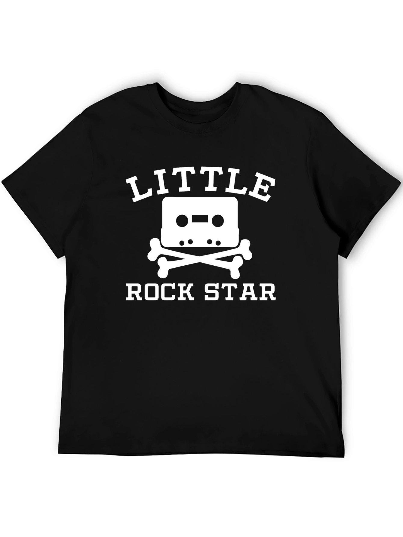 Little Rock Star Graphic Tee - Black