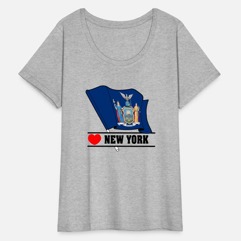 Flag New York heart 'NEW YORK'