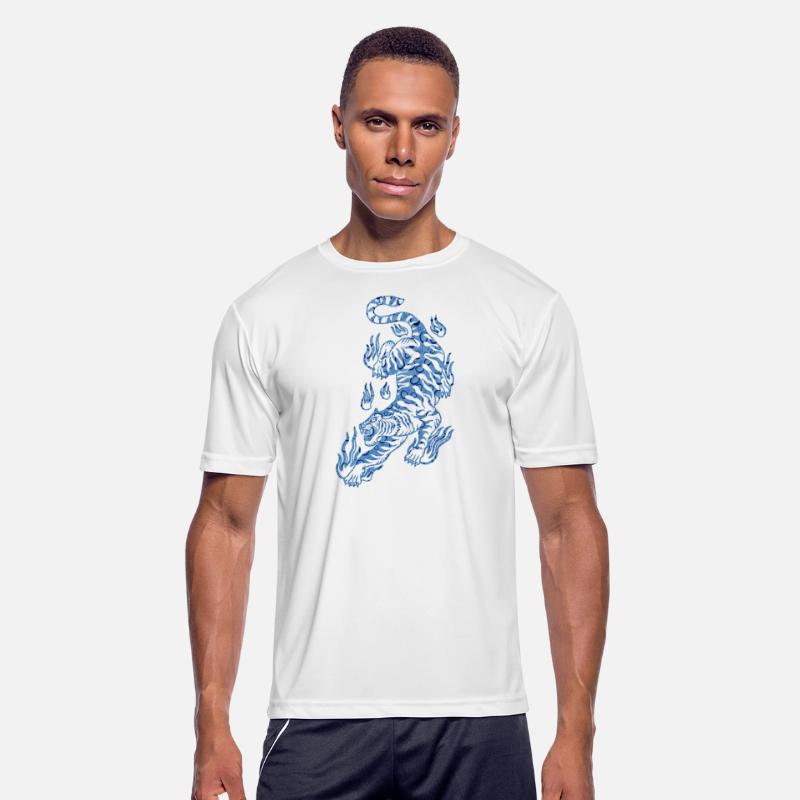 Flaming Blue Water Tiger