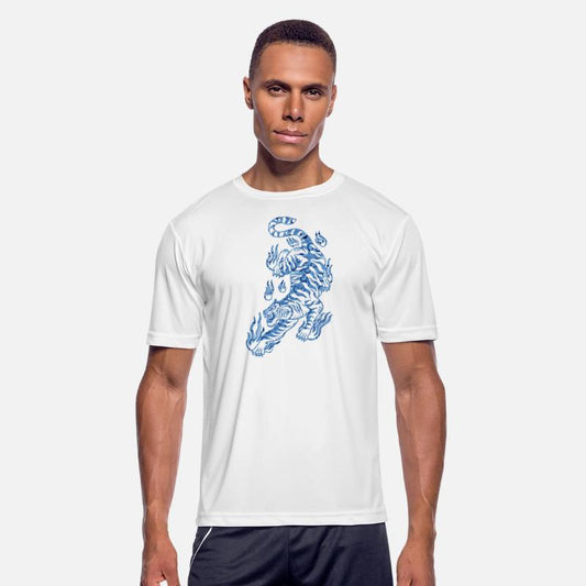 Flaming Blue Water Tiger