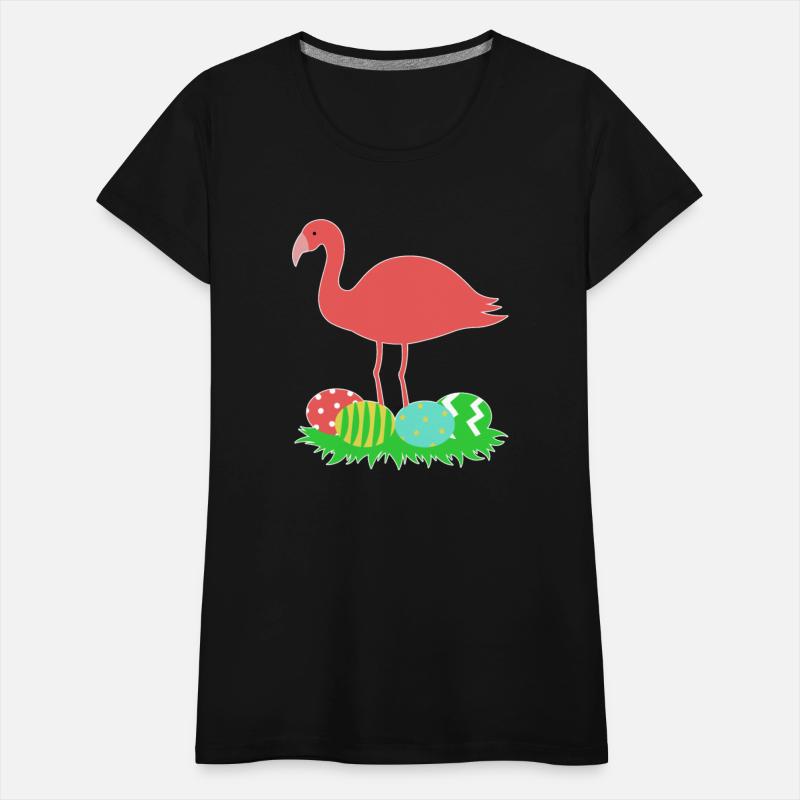 Flamingo Easter Eggs Hunt Happy Easter