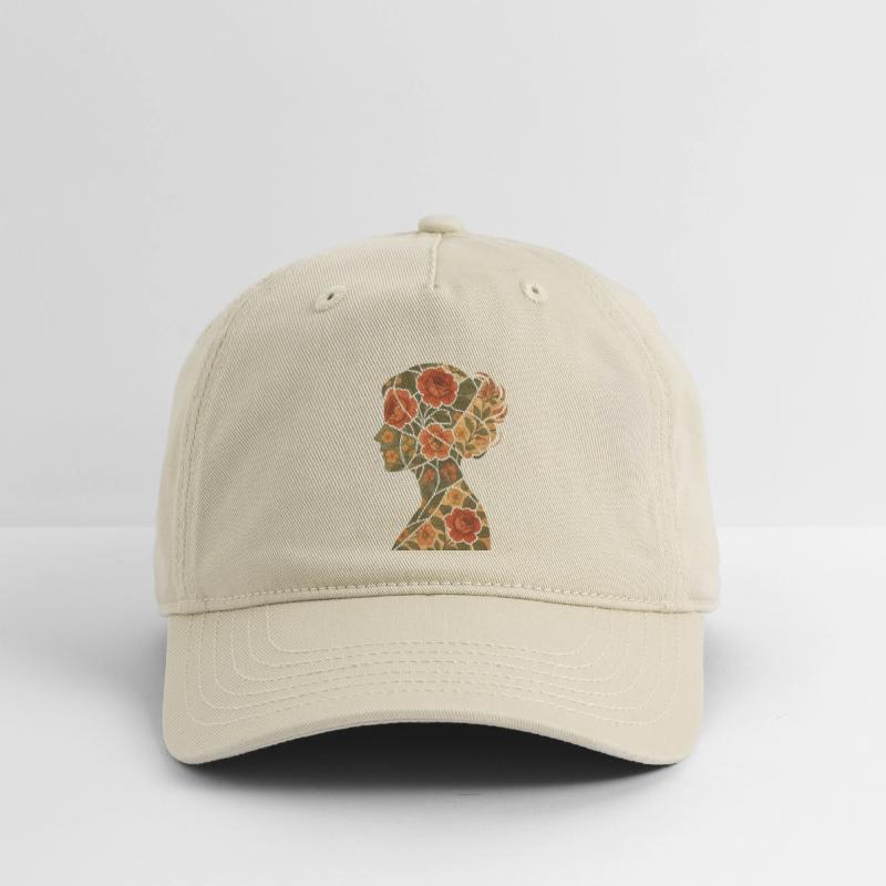 Floral Skull Art Illustration