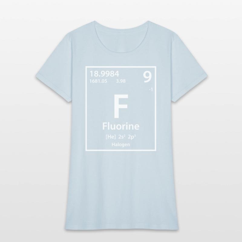 Fluorine Element (white)