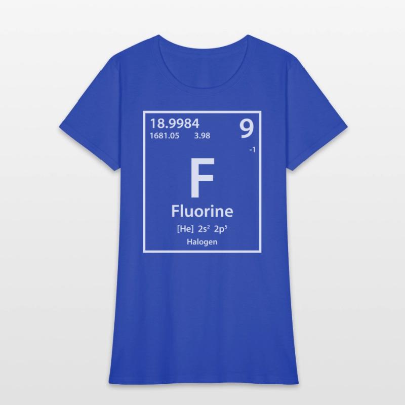 Fluorine Element (white)