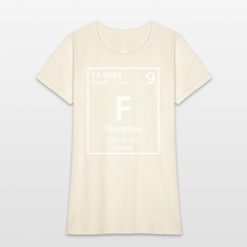 Fluorine Element (white)