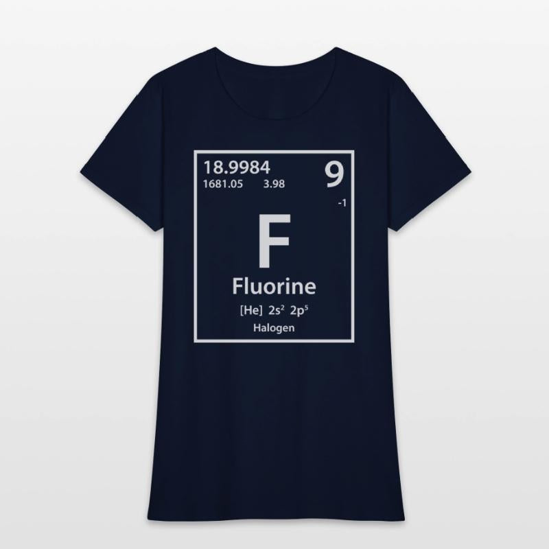Fluorine Element (white)