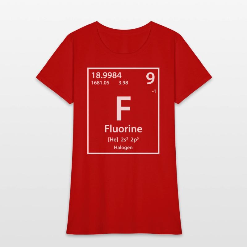 Fluorine Element (white)