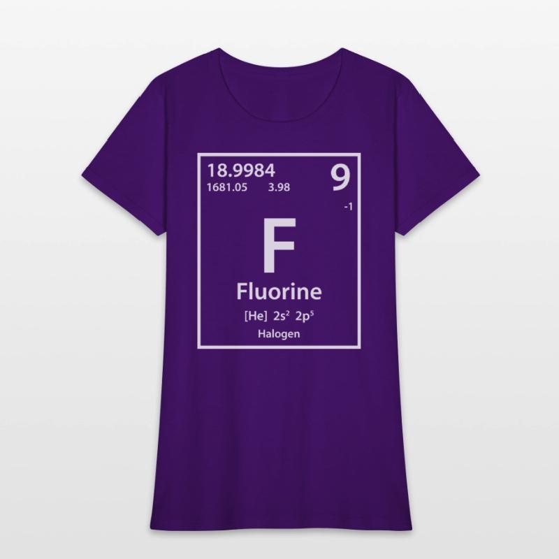 Fluorine Element (white)