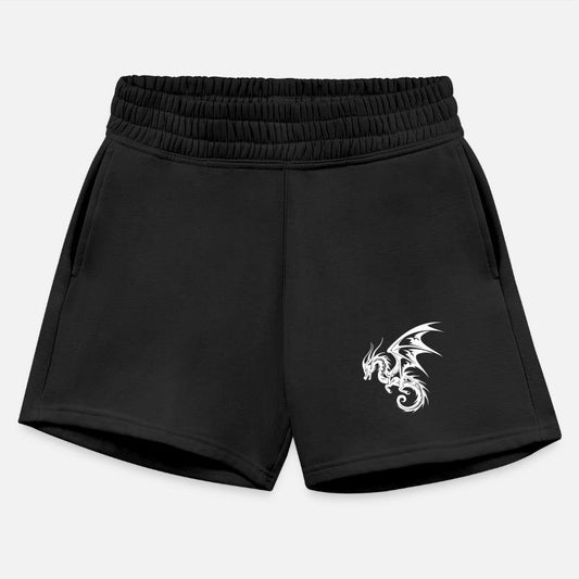 Flying Chinese Dragon In Tattoo Style