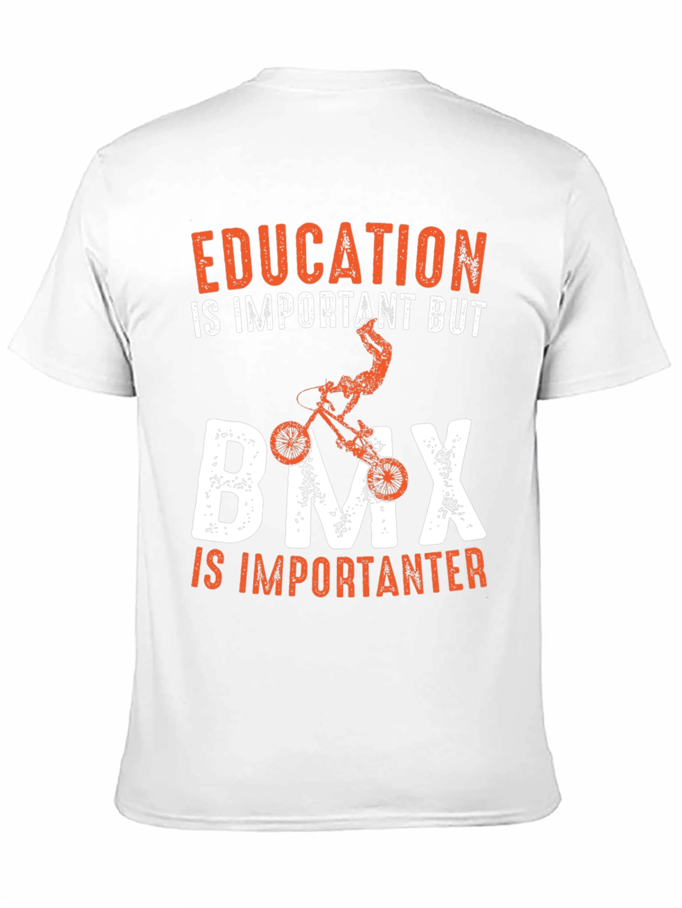 Education vs BMX Graphic T-Shirt