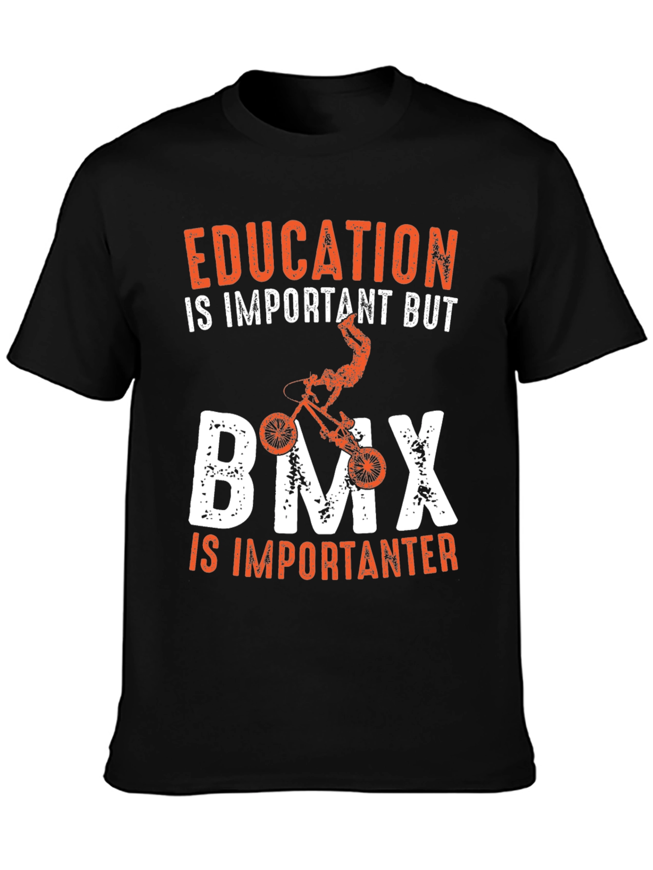 Education vs BMX Graphic T-Shirt