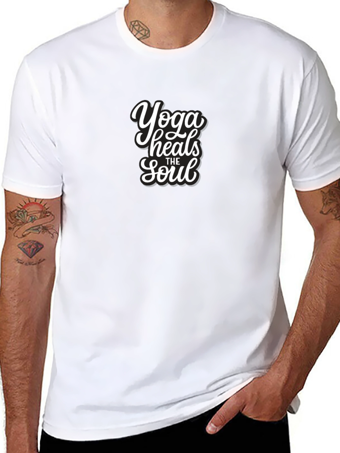 Yoga Heals the Soul Graphic Tee