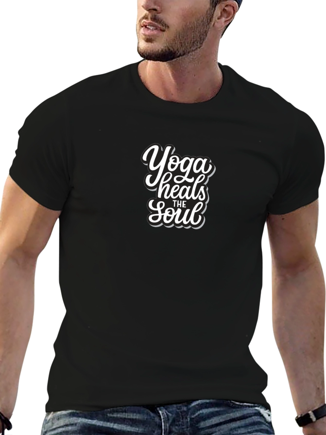 Yoga Heals the Soul Graphic Tee
