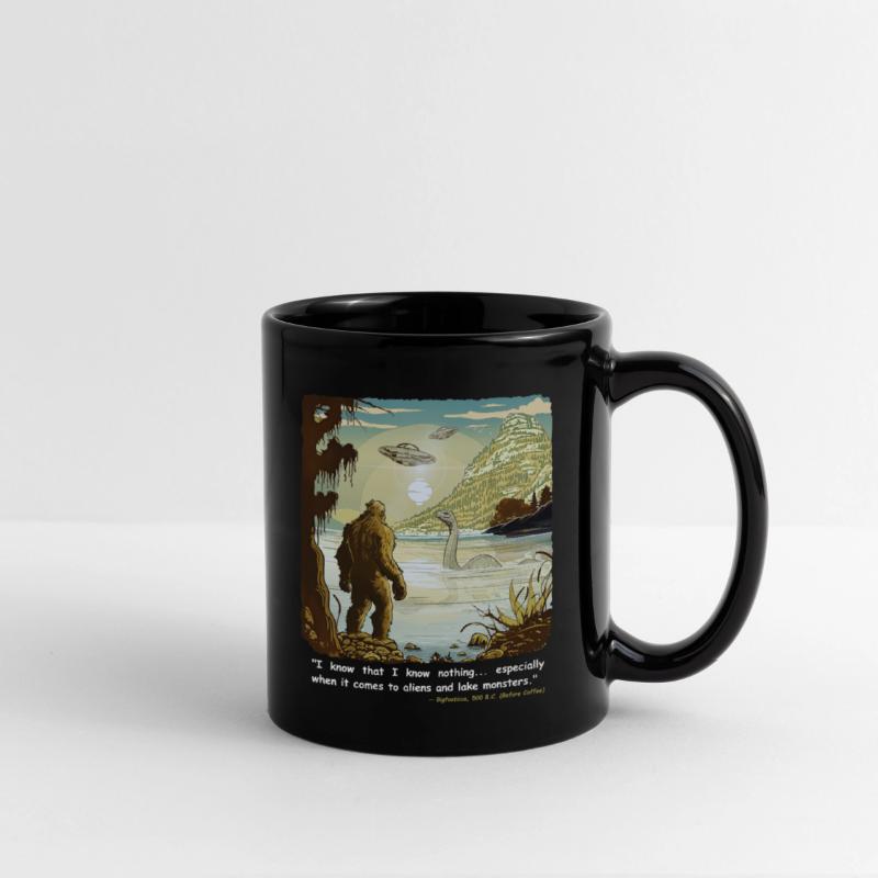 Funny Bigfoot Philosophy Loch Ness Monster UFOs