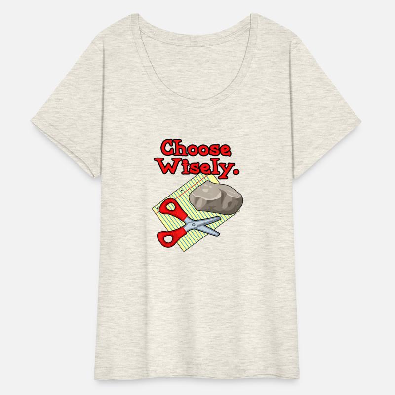 Funny Choose Wisely Rock Paper Scissors Humor