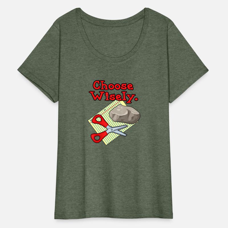 Funny Choose Wisely Rock Paper Scissors Humor