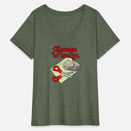 Funny Choose Wisely Rock Paper Scissors Humor