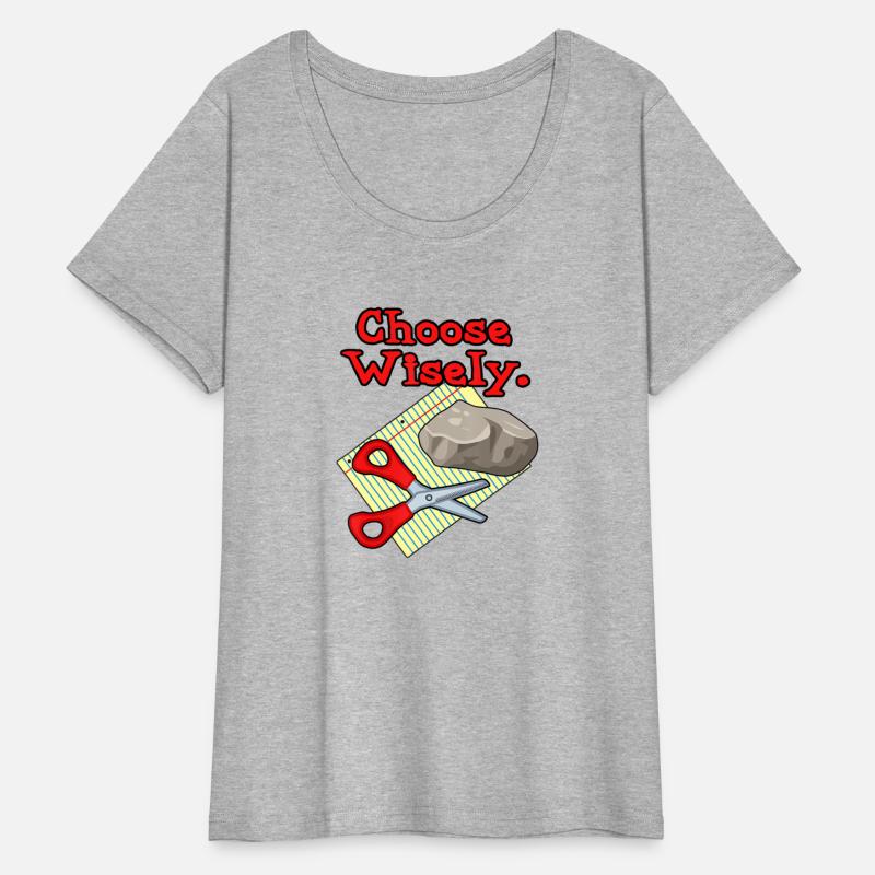 Funny Choose Wisely Rock Paper Scissors Humor