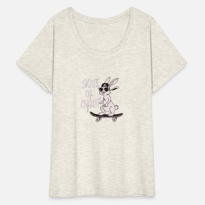 funny rabbit skating