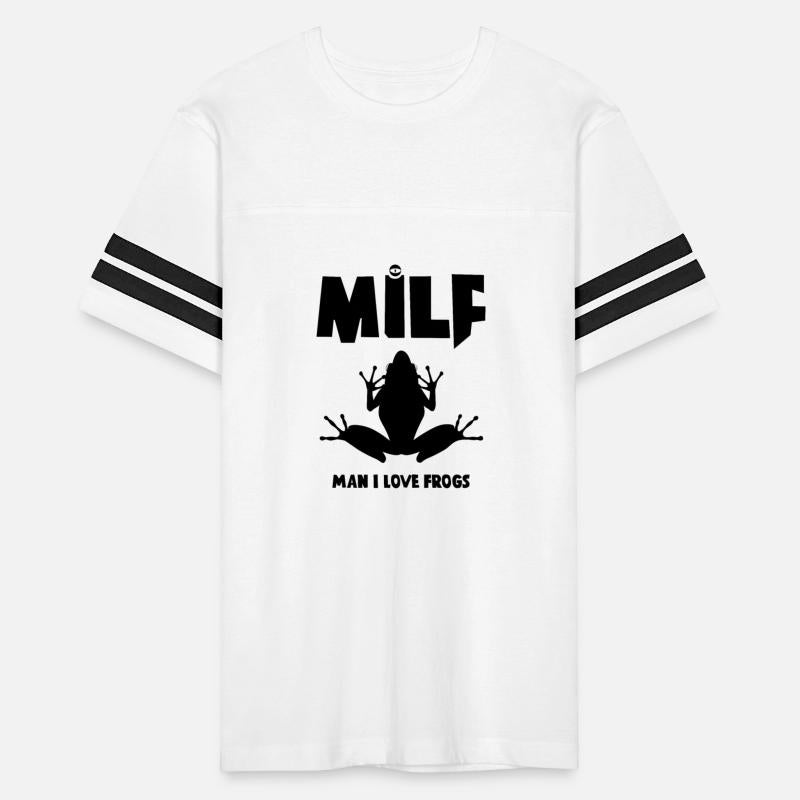 Funny Slogan Man I Love Frogs AKA MILF