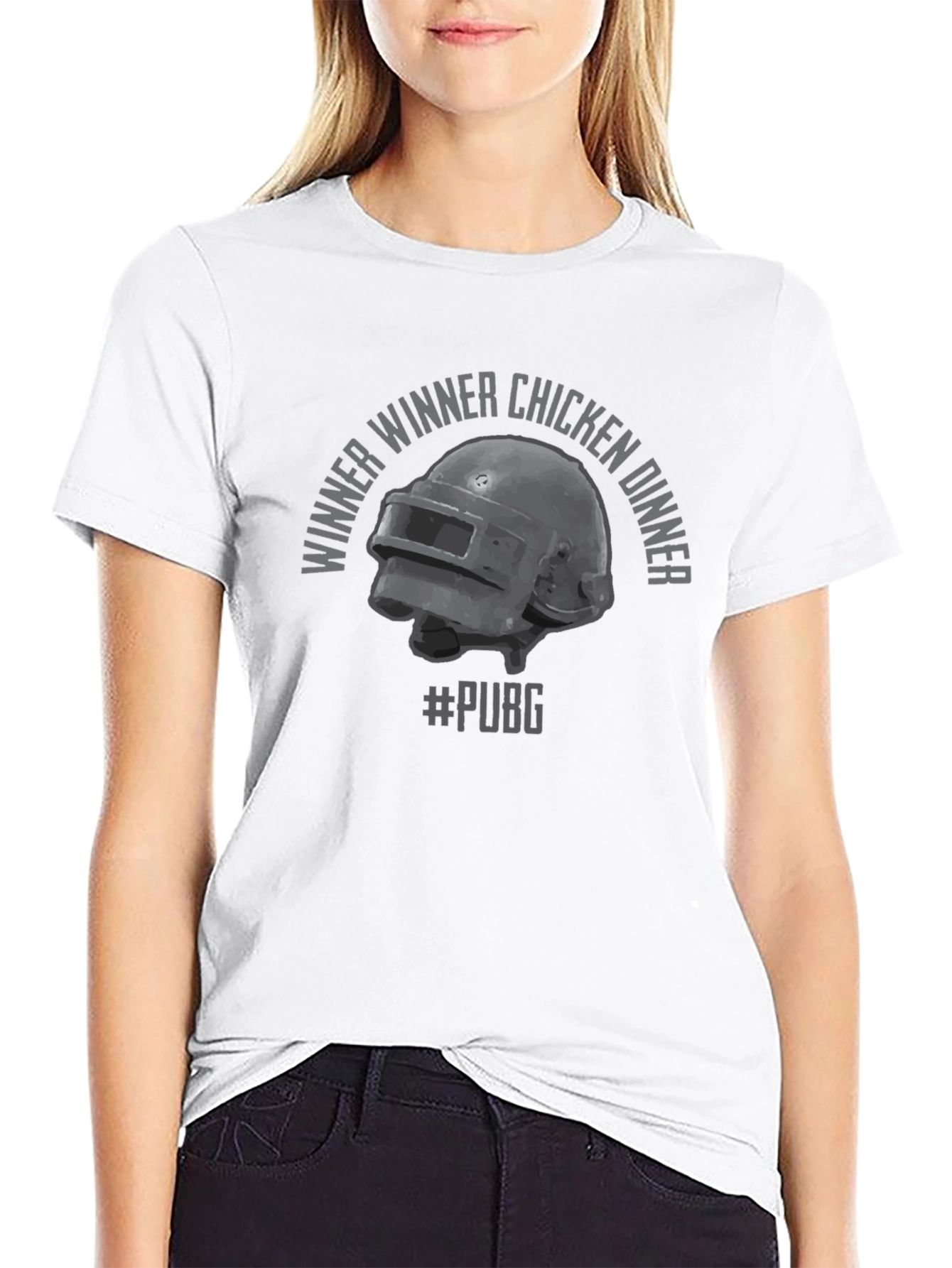 PUBG Winner Winner Chicken Dinner Black T-Shirt