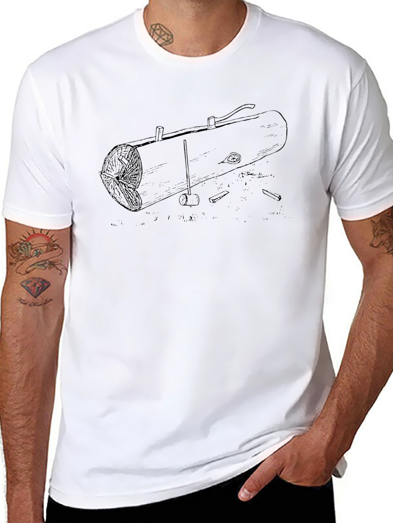 Wood Splitter Tee - Lumberjack Style