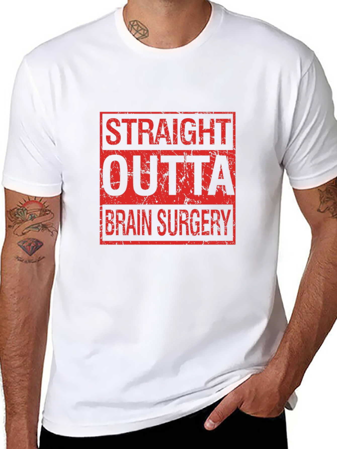 Straight Outta Brain Surgery Graphic Tee