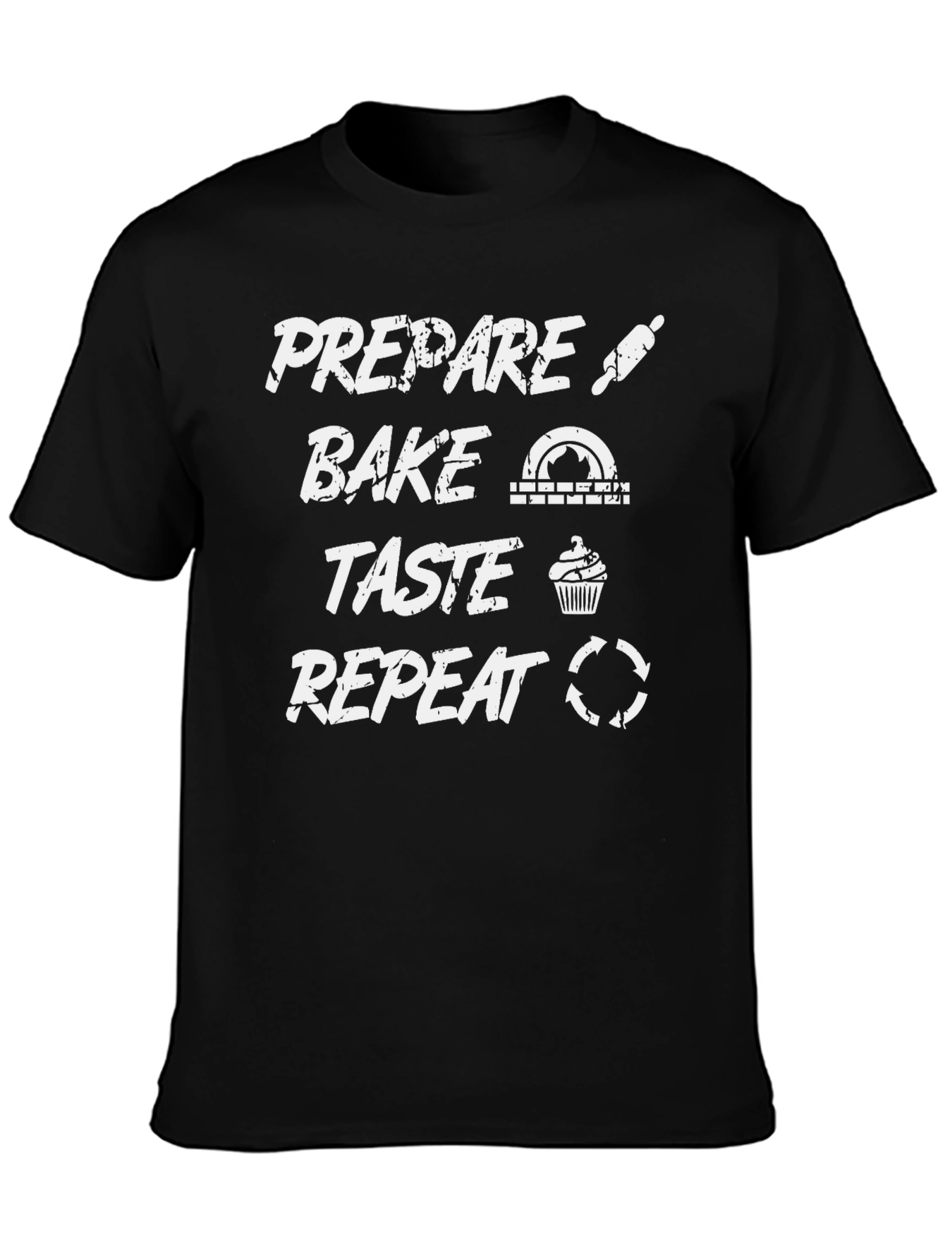 Prepare Bake Taste Repeat T-Shirt