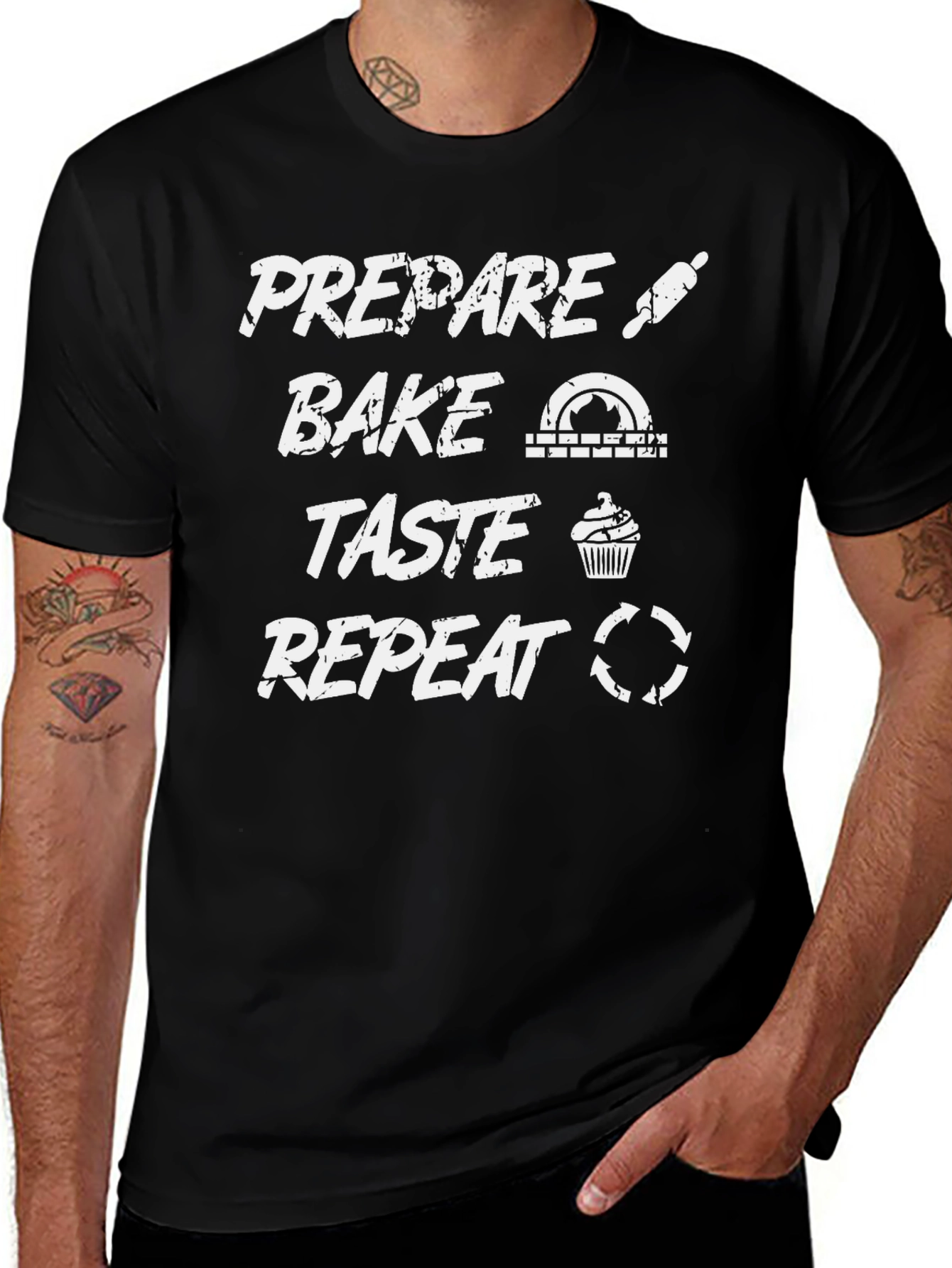 Prepare Bake Taste Repeat T-Shirt