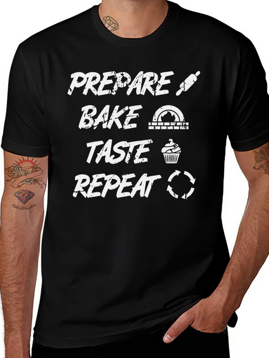 Prepare Bake Taste Repeat T-Shirt