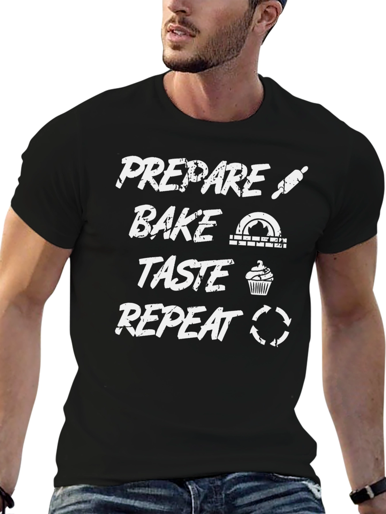 Prepare Bake Taste Repeat T-Shirt