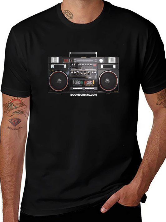 Boombox Mag Black T-Shirt