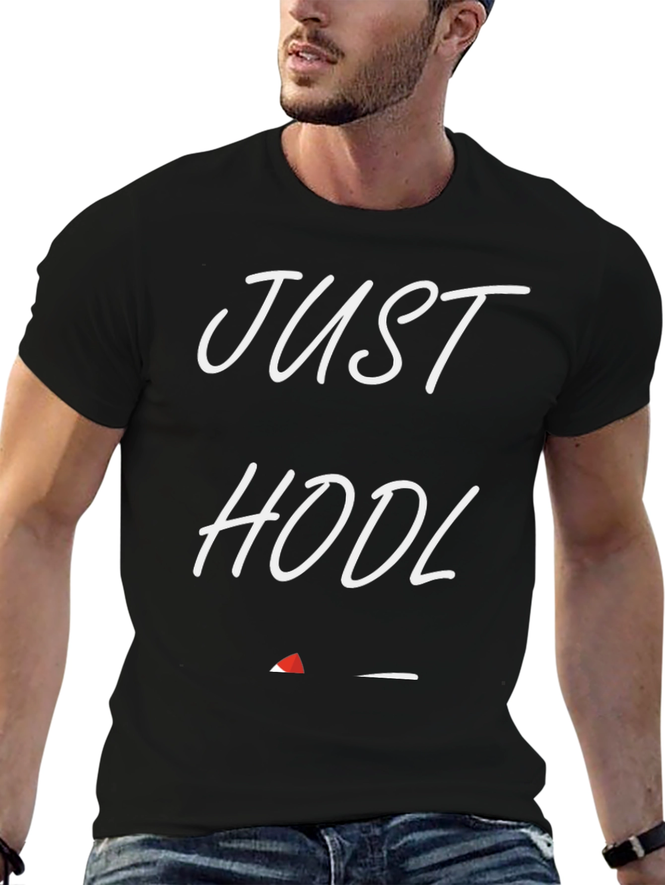 Just HODL Crypto T-Shirt - Black