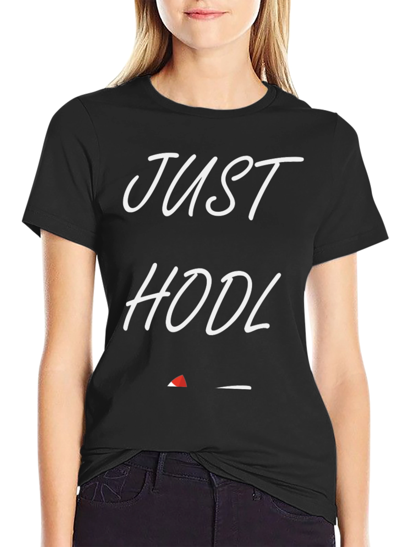 Just HODL Crypto T-Shirt - Black