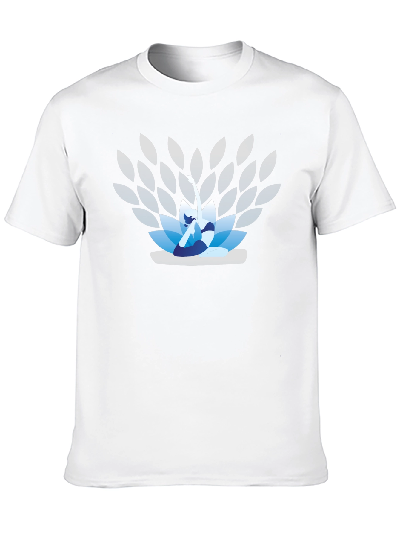 Lotus Yoga Pose Graphic T-Shirt