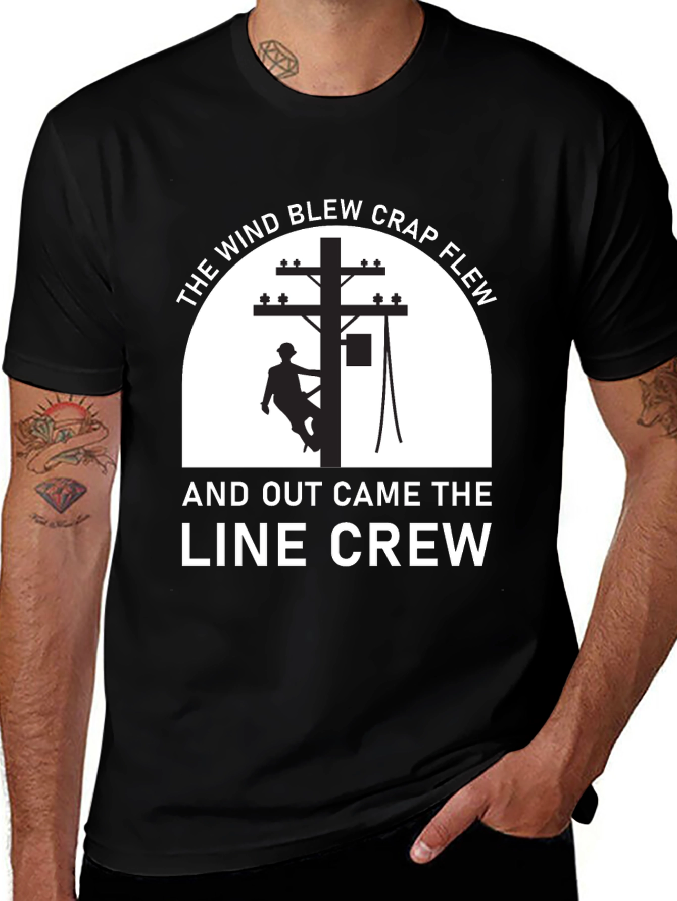 Line Crew Humor T-Shirt