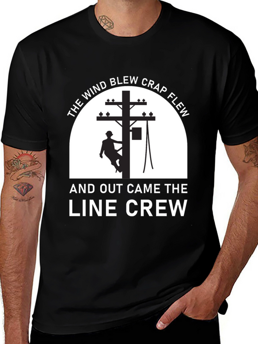Line Crew Humor T-Shirt