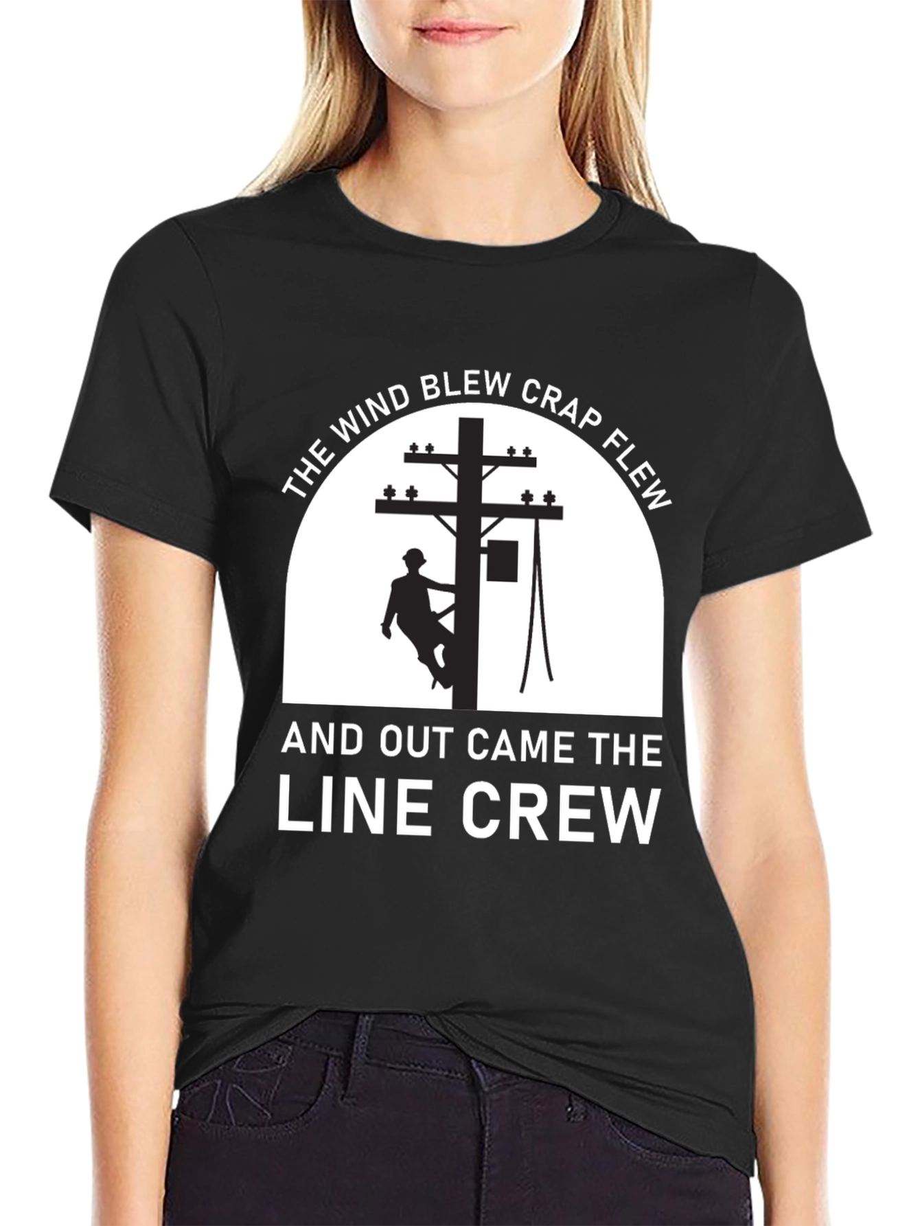 Line Crew Humor T-Shirt