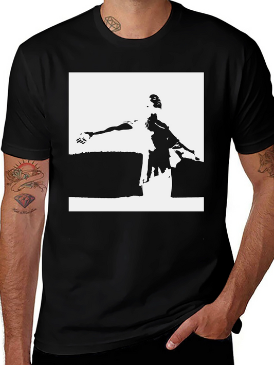 Abstract Black T-Shirt