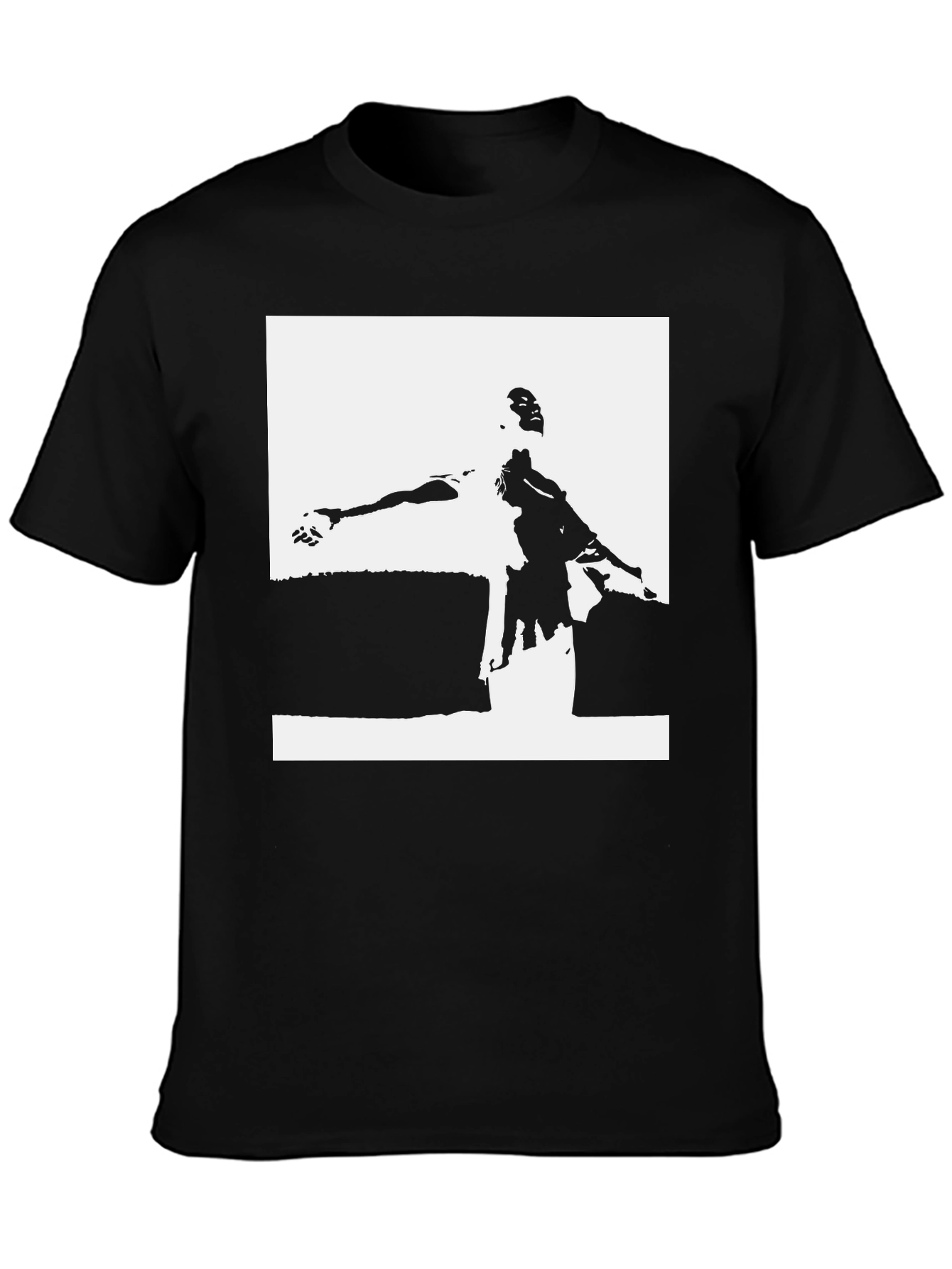 Abstract Black T-Shirt