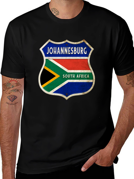 Johannesburg South Africa Shield Graphic T-Shirt