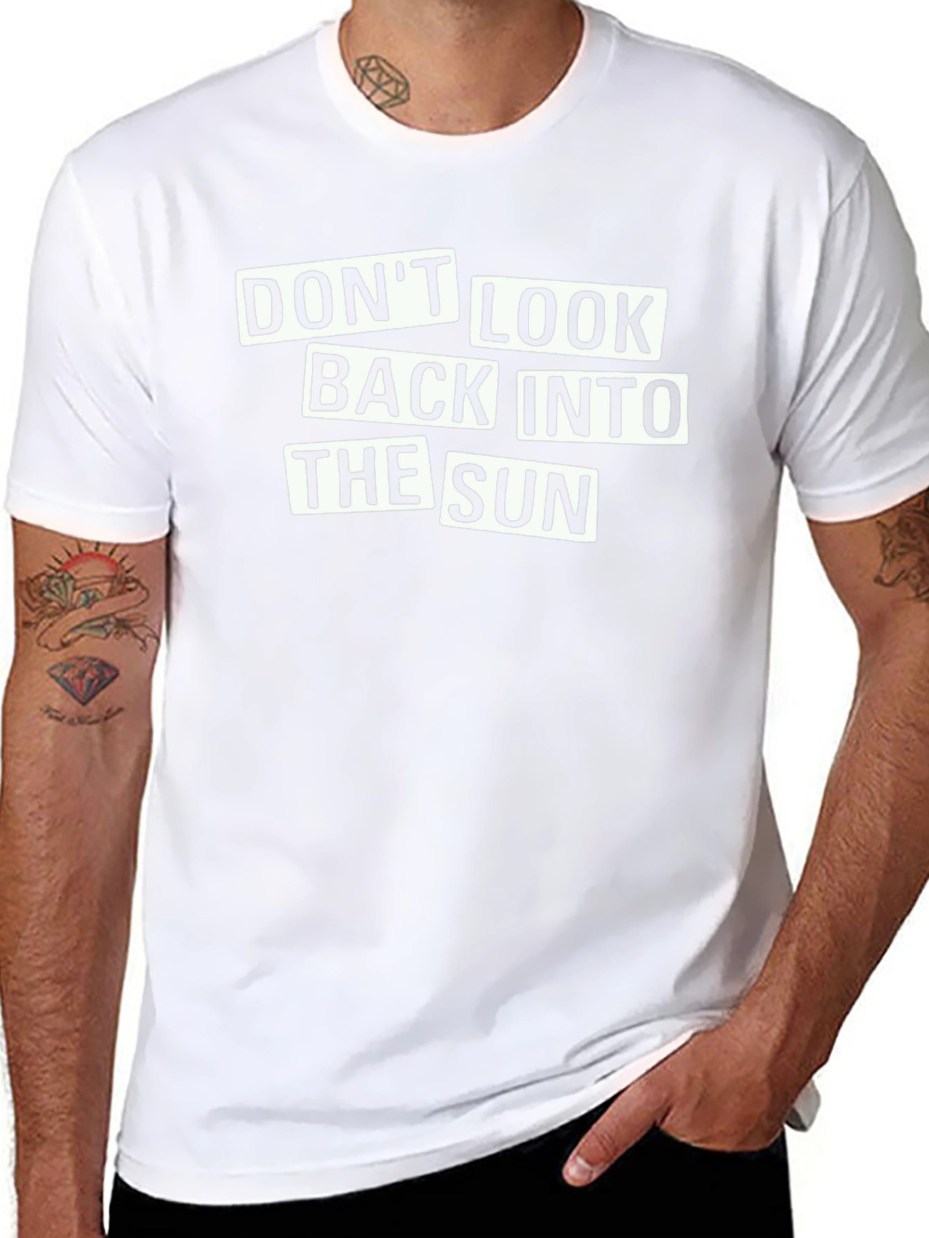 Dont Look Back Into The Sun Graphic Tee