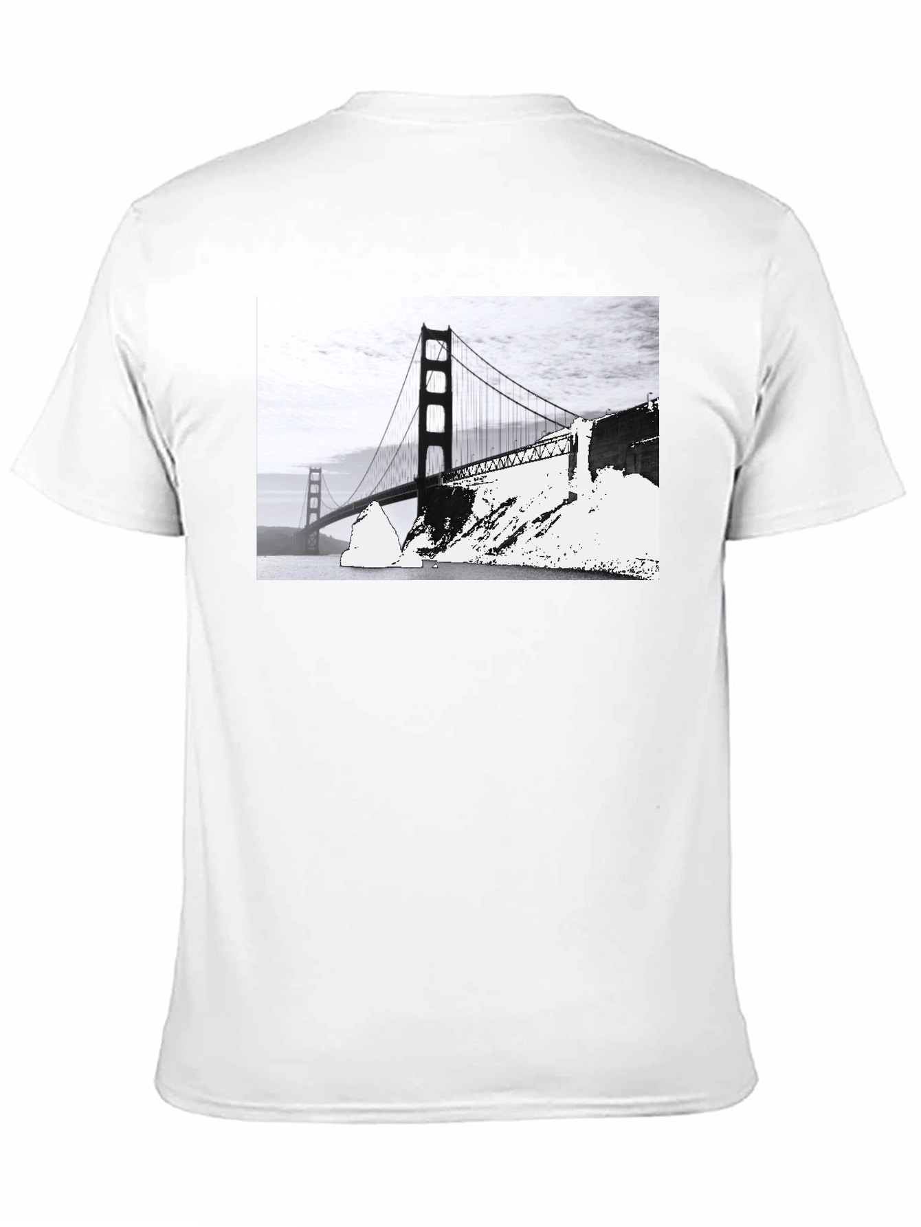Golden Gate Bridge Graphic Tee - Black