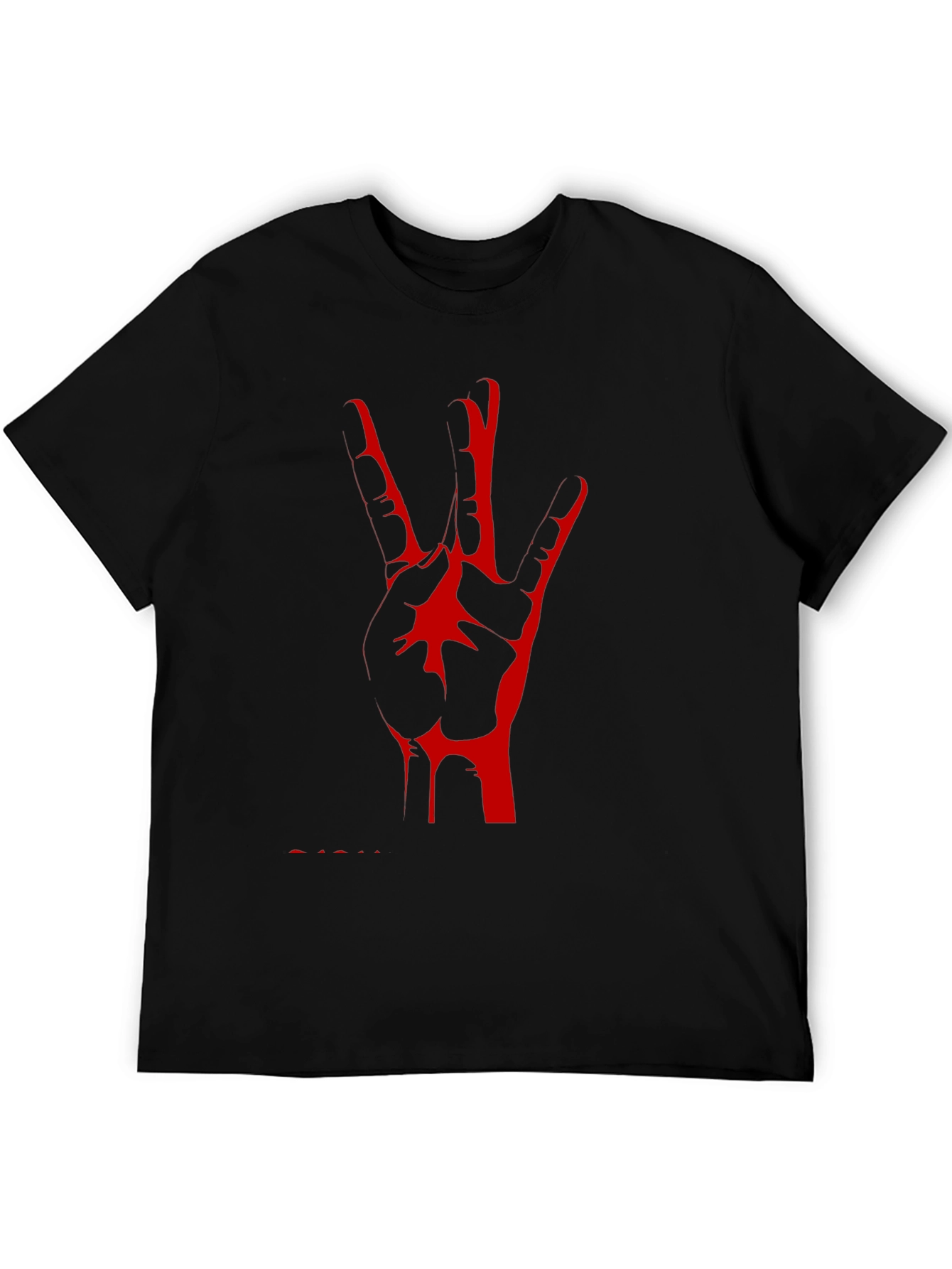 West Coast Hand Sign Black T-Shirt