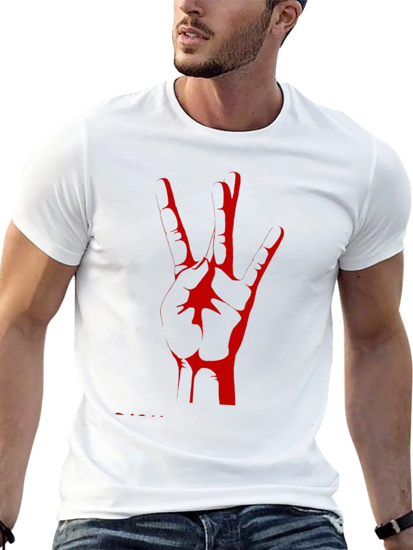 West Coast Hand Sign Black T-Shirt